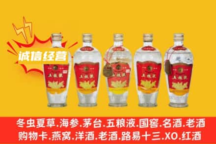 玉树州曲麻莱县回收老五粮液